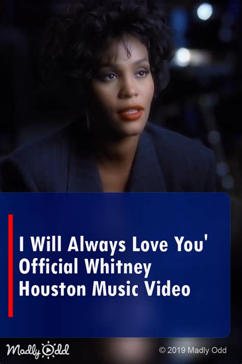 Whitney Houston sings 'I Will Always Love You' from "The Bodyguard" movie. #movies #music # ...