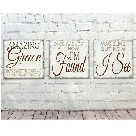 Amazing Grace Wall Art | Rusticly Inspired Signs