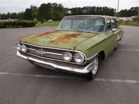 1960 chevrolet nomad 4dr wagon all original low miles 283 v8 auto air cond pspb - Classic ...