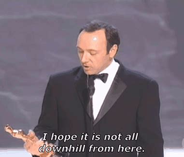 Kevin Spacey receives his second Academy Award on...