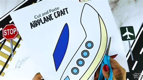 Printable Airplane Craft Template – Simple Mom Project