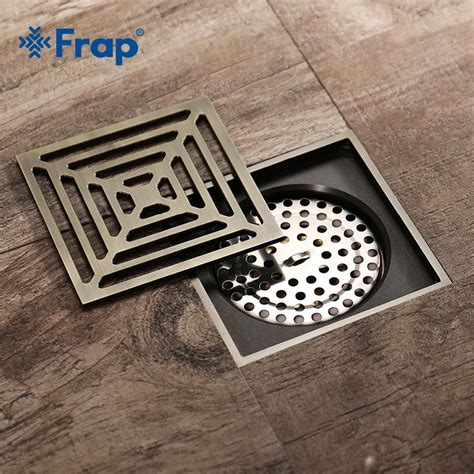 FRAP Square Retro Fashionable Floor Drain Shower Floor Drains Bathroom ...