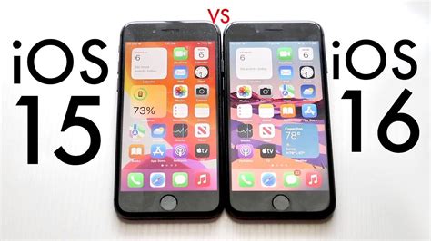 iOS 16 Vs iOS 15 On iPhone 8! (Comparison) - YouTube