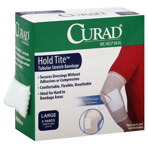 Curad Hold Tite Tubular Stretch Bandage, Large, 1 Bandage