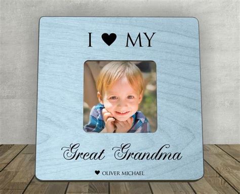 Great Grandma Picture Frame for Great GrandmotherPersonalized | Etsy ...