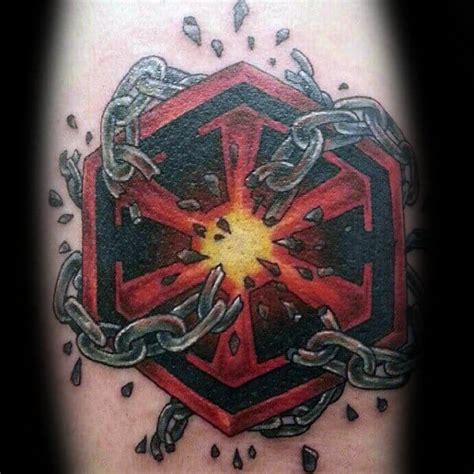 20 Star Wars Sith Symbol Tattoo Designs for Men