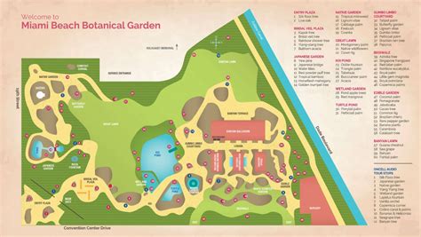 Florida Botanical Gardens Tourist Map | Printable Maps