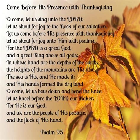 Thanksgiving Poems