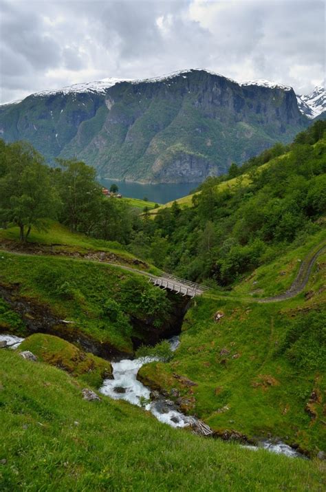 Sognefjord Norway Taken after hiking up from Skjerdal - Photorator