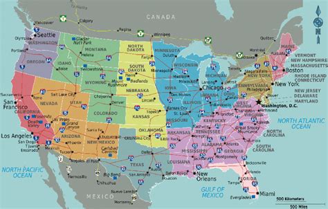 Printable Map Of Us With Major Cities Inspirationa Do - vrogue.co
