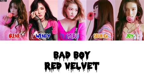 RED VELVET - BAD BOY COLOR CODED LYRICS {HAN|ROM|ENG} - YouTube