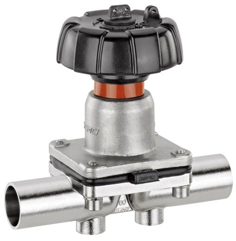 GEMU Model 612 Sanitary Diaphragm Valve – W.T. Maye, Inc.