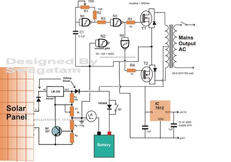 1kva Solar Inverter Circuit Diagram