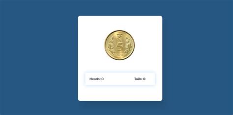 Coin Flip Game using JavaScript & CSS