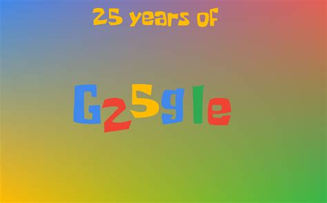 25 Years of Google by ThereturnofNN10 on DeviantArt