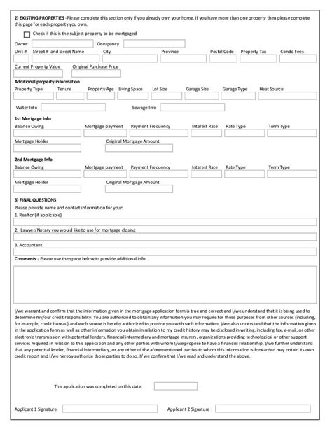 mortgage application form What You Know About Mortgage ...