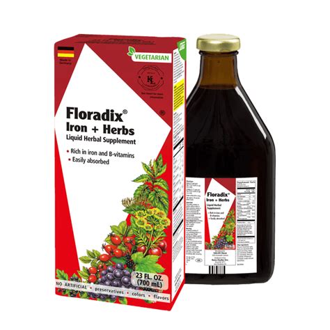 Floradix® Iron + Herbs Liquid Herbal Supplement – FloradixUSA.com