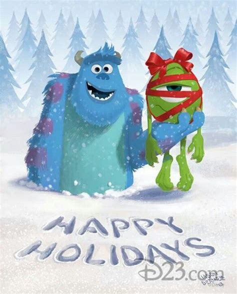 Monsters Inc Christmas | Disney merry christmas, Disney christmas, Disney scrapbook