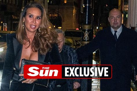 Real Housewives of Cheshire star Ampika Pickston flashes legs on night out with West Ham boss ...