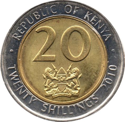 20 shillings Jomo Kenyatta - Kenya – Numista