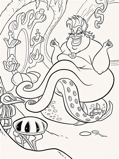 Free Ursula Little Mermaid Coloring Pages, Download Free Ursula Little Mermaid Coloring Pages ...