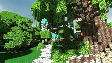 Elven City[+Cinematic] Minecraft Map