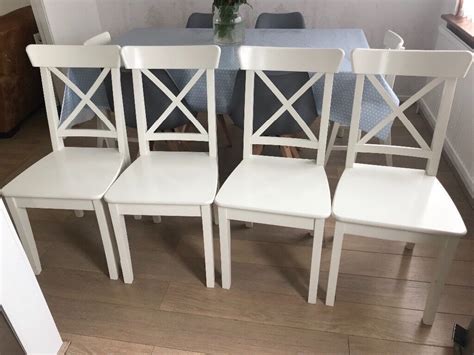 White Ingolf Dining Chairs from IKEA | in Paisley, Renfrewshire | Gumtree