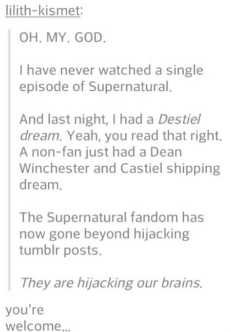 Supernatural Memes | Supernatural, Supernatural fandom, Destiel