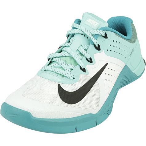 Nike Women's Metcon 2 White / Black Hyper Turquoise Ankle-High Training ...