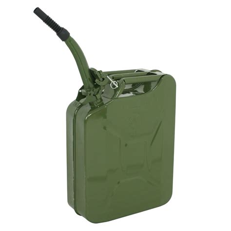 Zeny 5 Gallon 20L Jerry Can Gasoline Fuel Can Steel Gas Tank Emergency Backup Green - Walmart ...