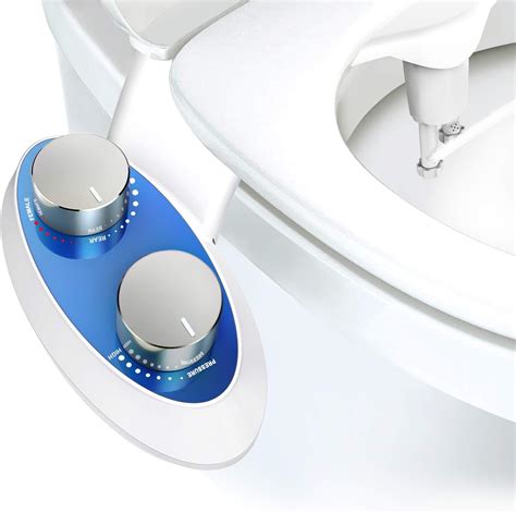 Buy Bidet for Toilet Seat Attachment with Self Cleaning Dual Nozzle -Non-Electric Bidet Spray ...