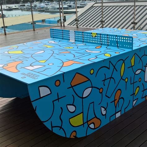 POPP Outdoor Ping Pong Table | Flagship | Artist: Ignacio Querejeta ...