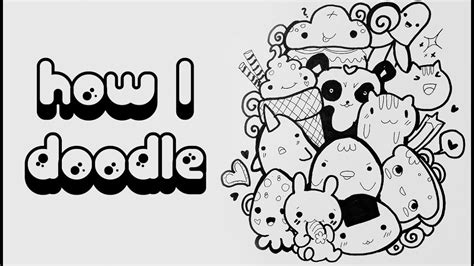 Cute Cartoon Cute Doodle Art For Beginners