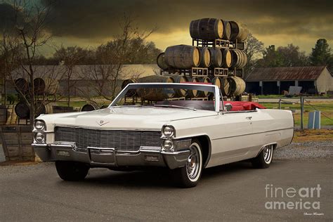 1965 Cadillac DeVille Convertible Photograph by Dave Koontz - Pixels