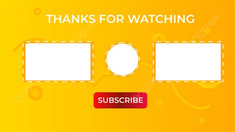 Youtube End Screen Template PNG, Vector, PSD, and Clipart With Transparent Background for Free ...