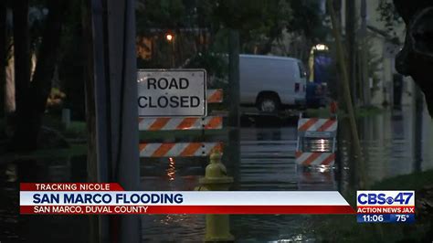 San Marco Flooding due to Tropical Storm Nicole – Action News Jax