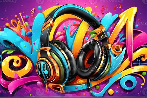 Music Graffiti Wallpaper, Graffiti Background, Music Graffiti Pattern ...