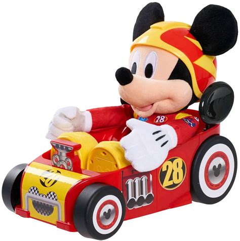 Disney Mickey Roadster Racers Racing Adventures Mickey Figure Lights Sounds Just Play - ToyWiz