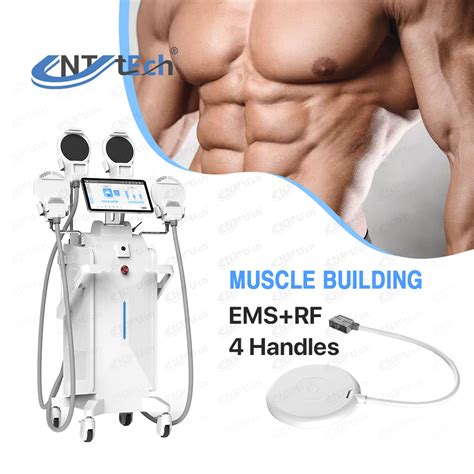 Professional muscle building ems rf sculpting machine neo 4 handle ...