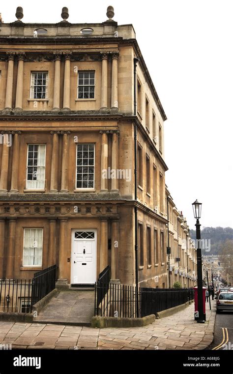 Architecture at The Circus in Bath England Stock Photo - Alamy