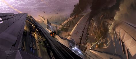 The Beauty of Star Wars Concept Art on Twitter: "Star Wars: Revenge of the Sith concept art by ...