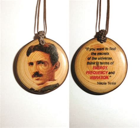 Nikola Tesla wooden pendant necklace | "If you want to find … | Flickr