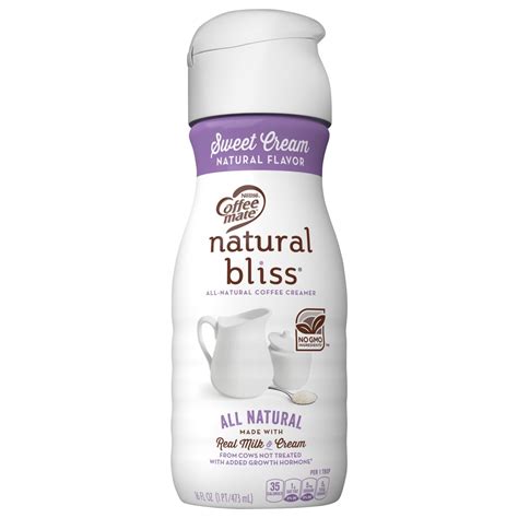 Nestle Coffee-Mate Natural Bliss Sweet Cream Liquid Coffee Creamer - Shop Coffee Creamer at H-E-B
