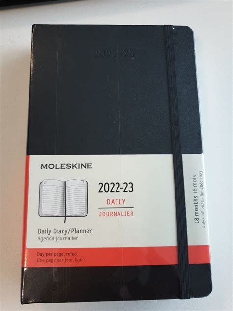 Moleskine 2023 Daily Diary/Planner, Hobbies & Toys, Stationery & Craft ...