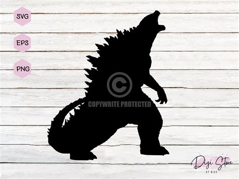 Godzilla 2022 Silhouette