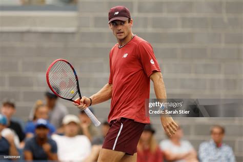 Tommy Paul of the United States looks on against Stefano Travaglia of ...