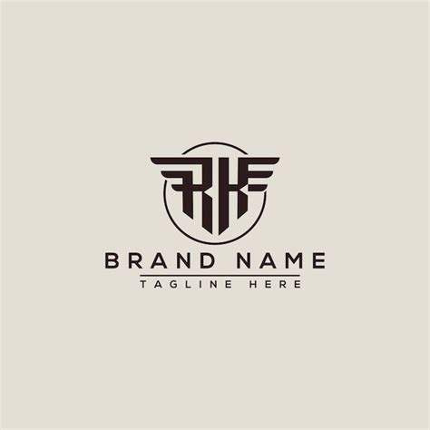 Premium Vector | Rk logo design template vector graphic branding element.