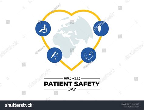 World Patient Safety Day Background Earth Stock Vector (Royalty Free ...