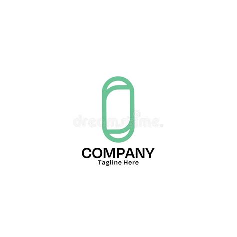 Uniq and Minimalist Letter O Logo Design Template Stock Vector ...