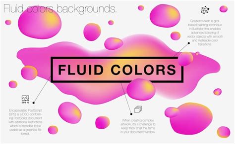 Premium Vector | Fluid colors creative gradient illustrations